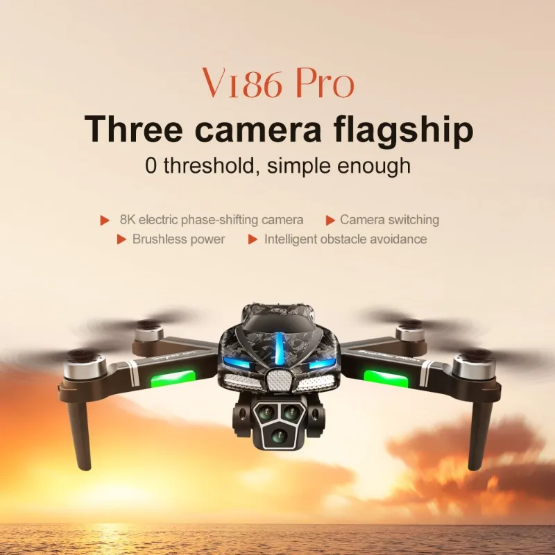 Drone Gimbal - Neue V186 Pro Drone Professionelle Bürstenlosen