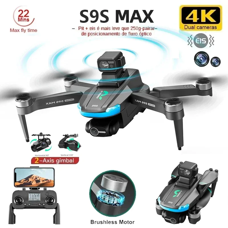 Drone Gimbal - NEUE S9S MAX MINI Drone 4K