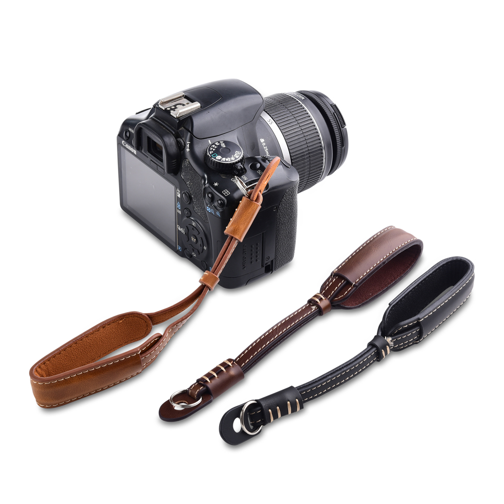 Canon Camera Eos R50 - Kamera Leder Hand Grip Metall Ring