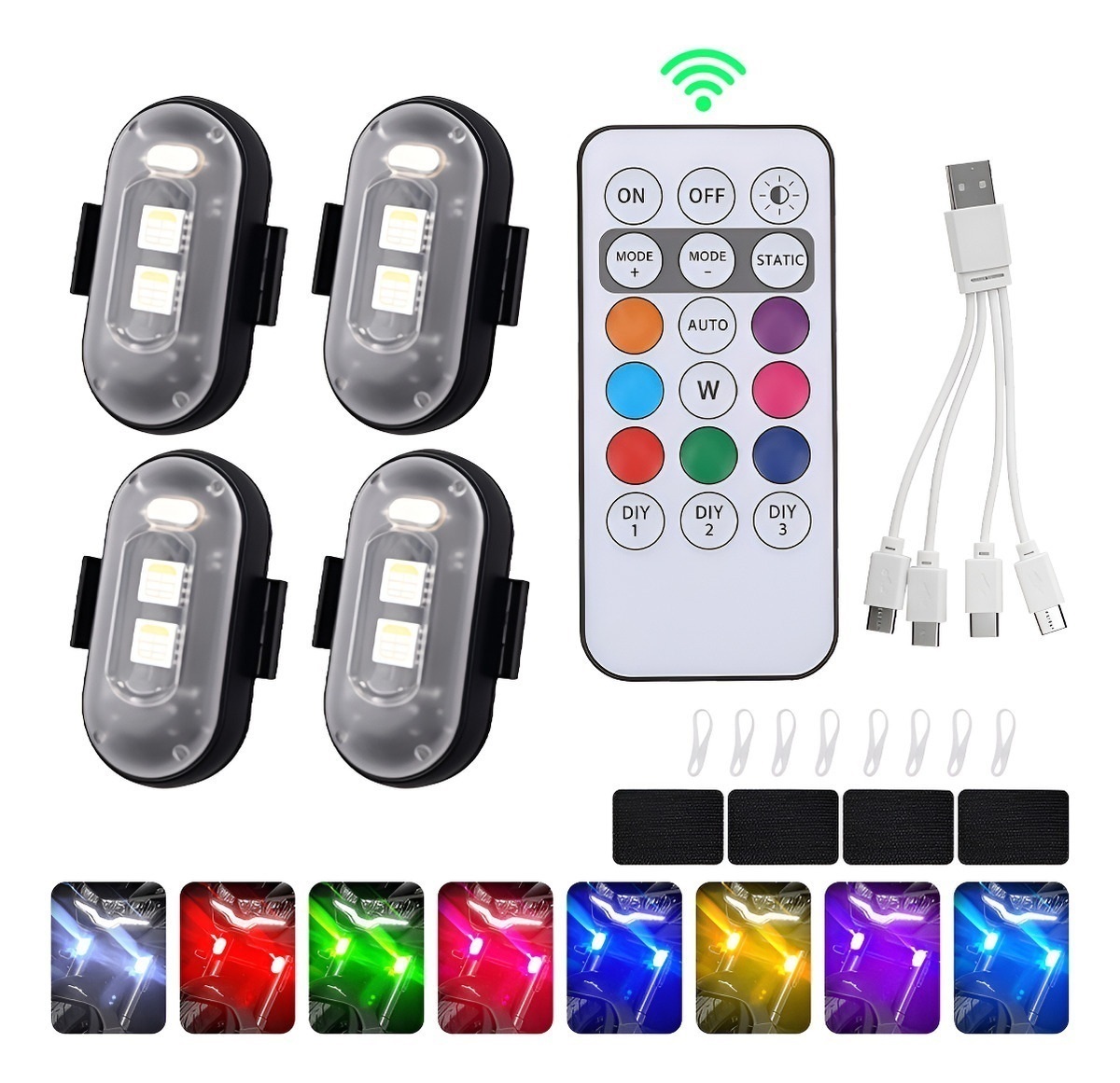 4 Stück LED-Stroboskoplichter  – Drone Led Light Bewertung und Preis