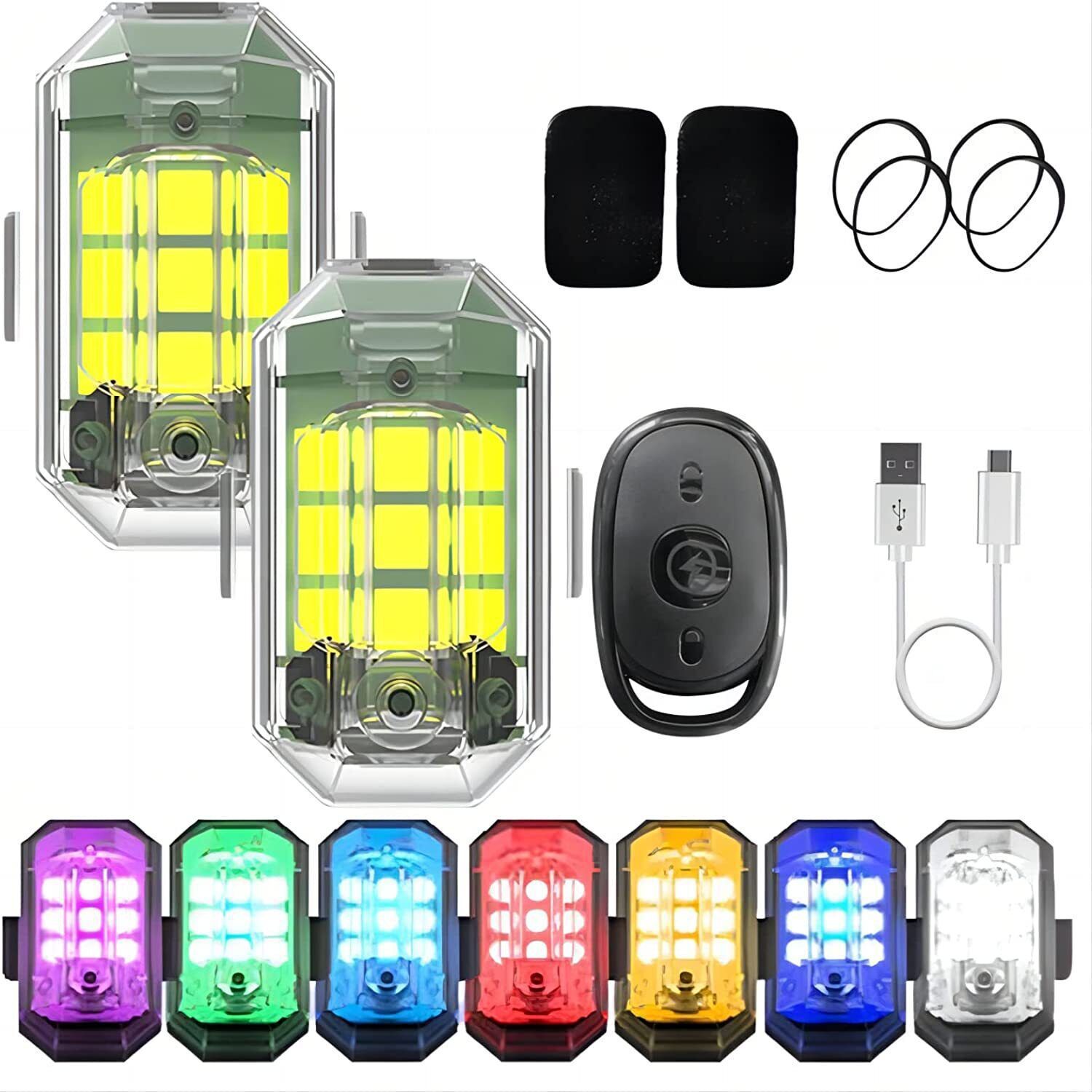 1/2/4 Stück Ferngesteuerte Mot – Drone Led Light Bewertung und Preis