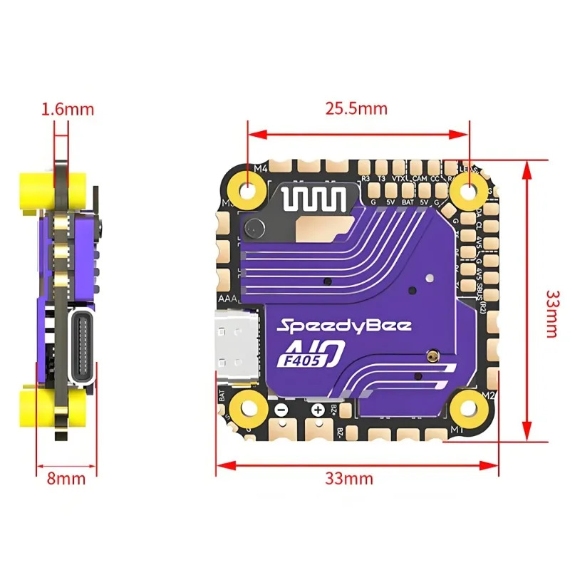 SpeedyBee F405 AIO Flugcontrol – Drone Esc Bewertung und Preis